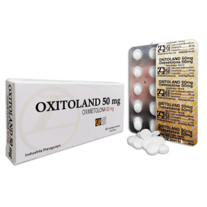 caja de OXITOLAND 50 MG X 20 COMPRIMIDOS - OXIMETOLONA 50 MG
