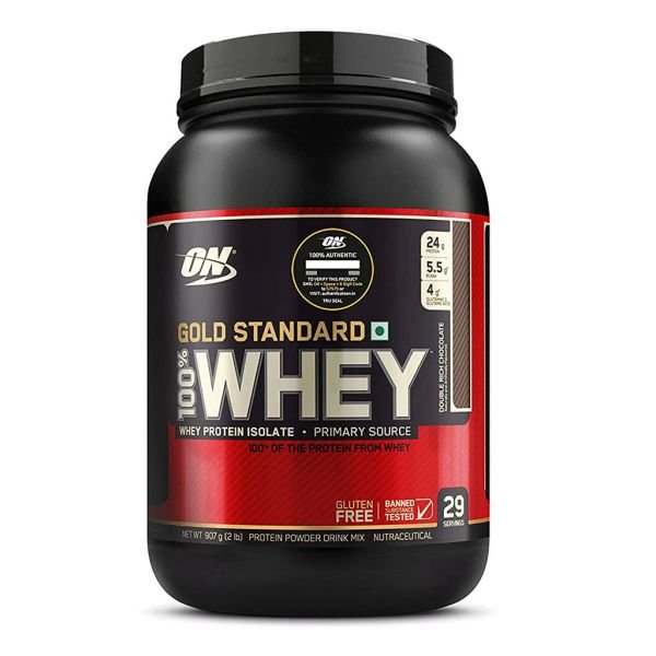 100% WHEY GOLD STANDARD (DOUBLE RICH CHOCOLATE) 2 LB