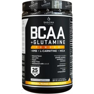BCAA + GLUTAMINE POWDER - MANGO COCONUT - SASCHA FITNESS