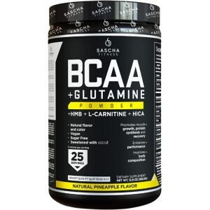 BCAA + GLUTAMINE POWDER - PINEAPPLE - SASCHA FITNESS