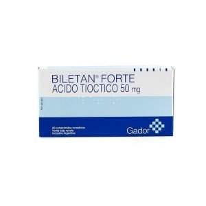 Biletan Forte Acido Tioctico 50mg