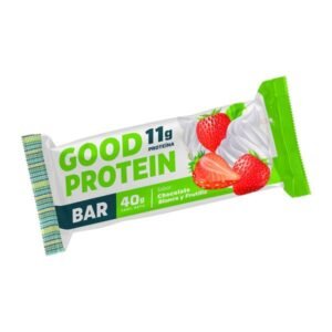 comestibles GOOD PROTEIN BAR - CHOCOLATE BLANCO Y FRUTILLA X 40 GR