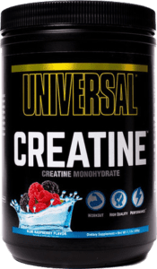 CREATINE MONOHIDRATADA UNIVERSAL 500 GR SABOR BLUE RASPBERRY