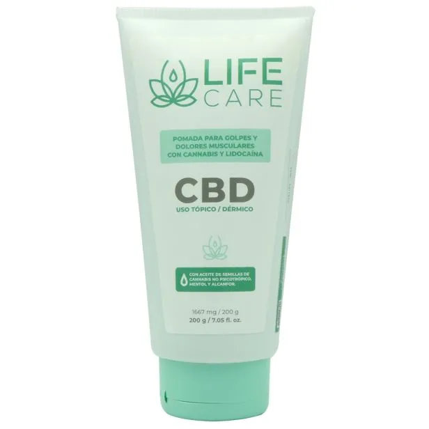 LIFE CARE CBD (POMADA PARA GOLPES Y DOLORES MUSCULARES)