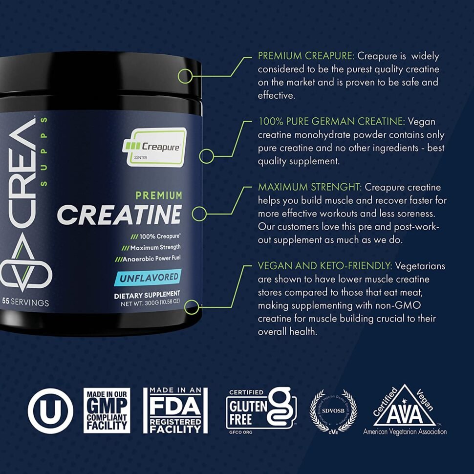 PREMIUM CREATINE CREA SUPPS CREAPURE X 300 GR.