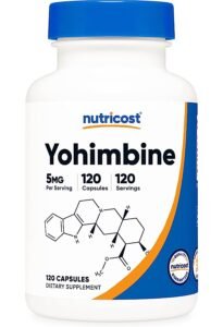YOHIMBINE 5 MG X 120 CAPS - NUTRICOST