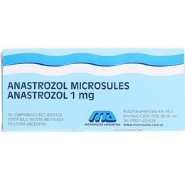 ANASTROZOL MICROSULES 1MG X 28 COMPRIMIDOS