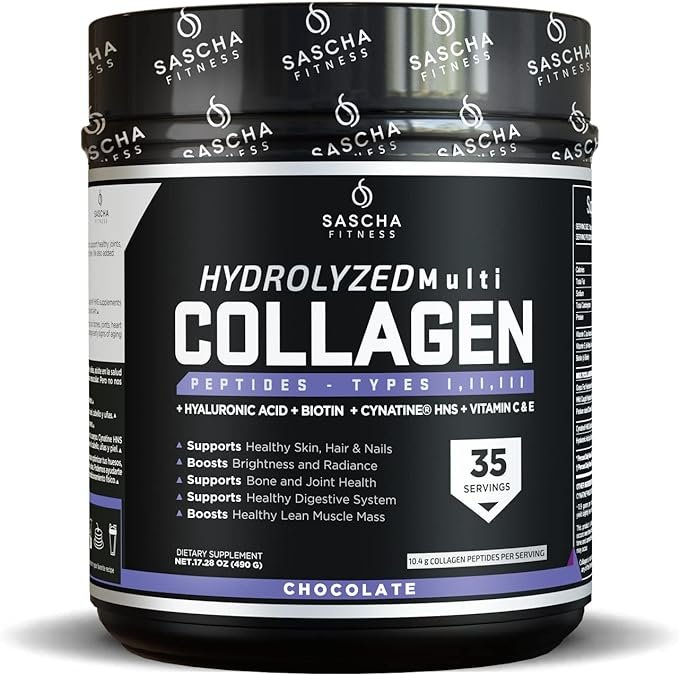 HYDROLYZED MULTI COLLAGEN CHOCOLATE 416 GR - SASCHA FITNESS