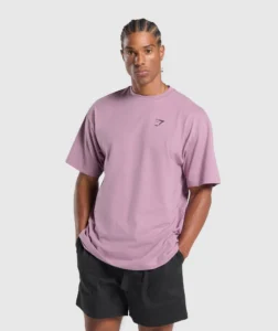 ESSENTIAL OVERSIZED LILA GYMSHARK