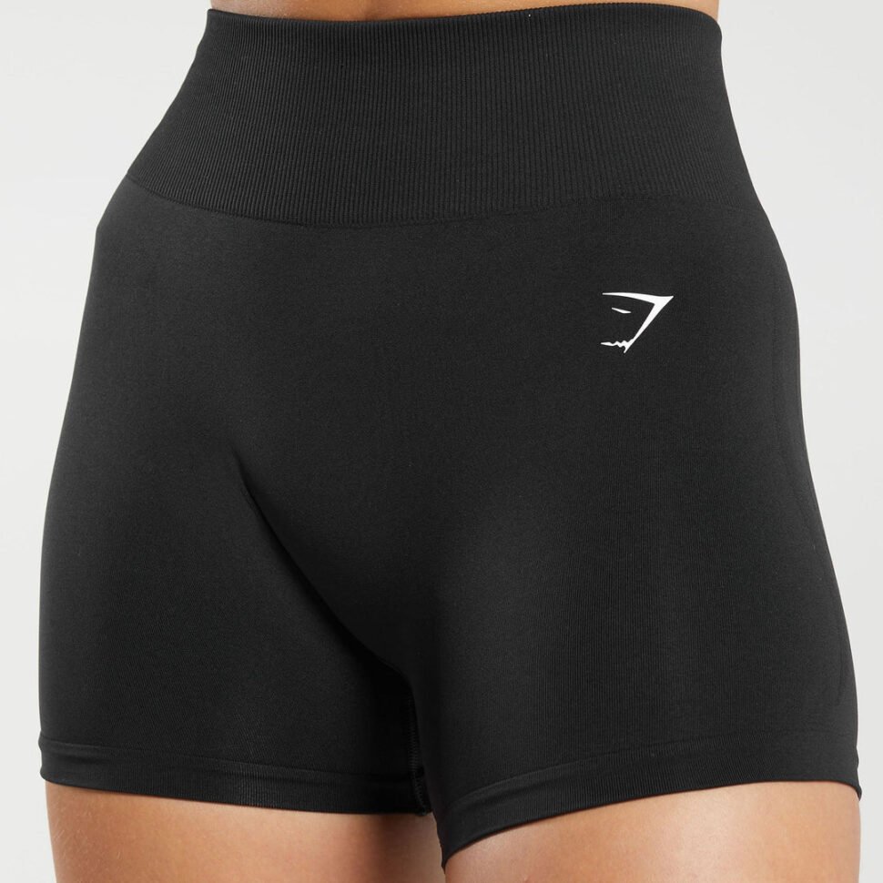 EVERYDAY SEAMLESS SHORT NEGRO GYMSHARK
