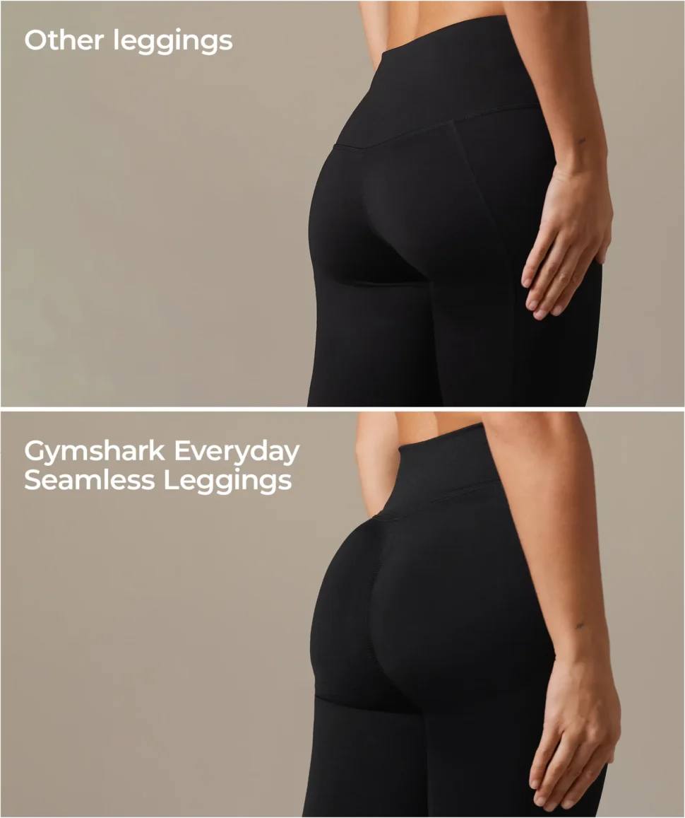 EVERYDAY SEAMLESS LEGGINGS NEGRO GYMSHARK - Imagen 5