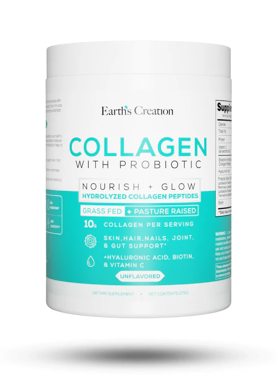 Hydrolyzed Collagen Peptides + Probiotics 275 g